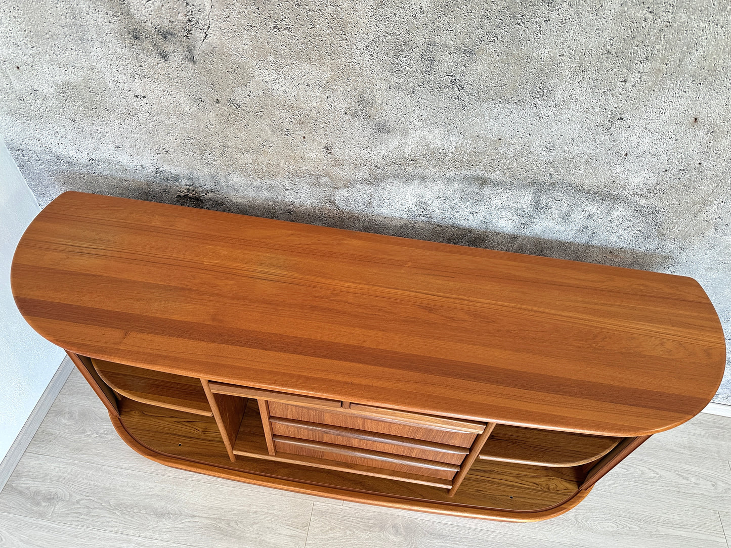 Danish Teak Kommode / Sideboard by Dyrlund 181cm, 1960er