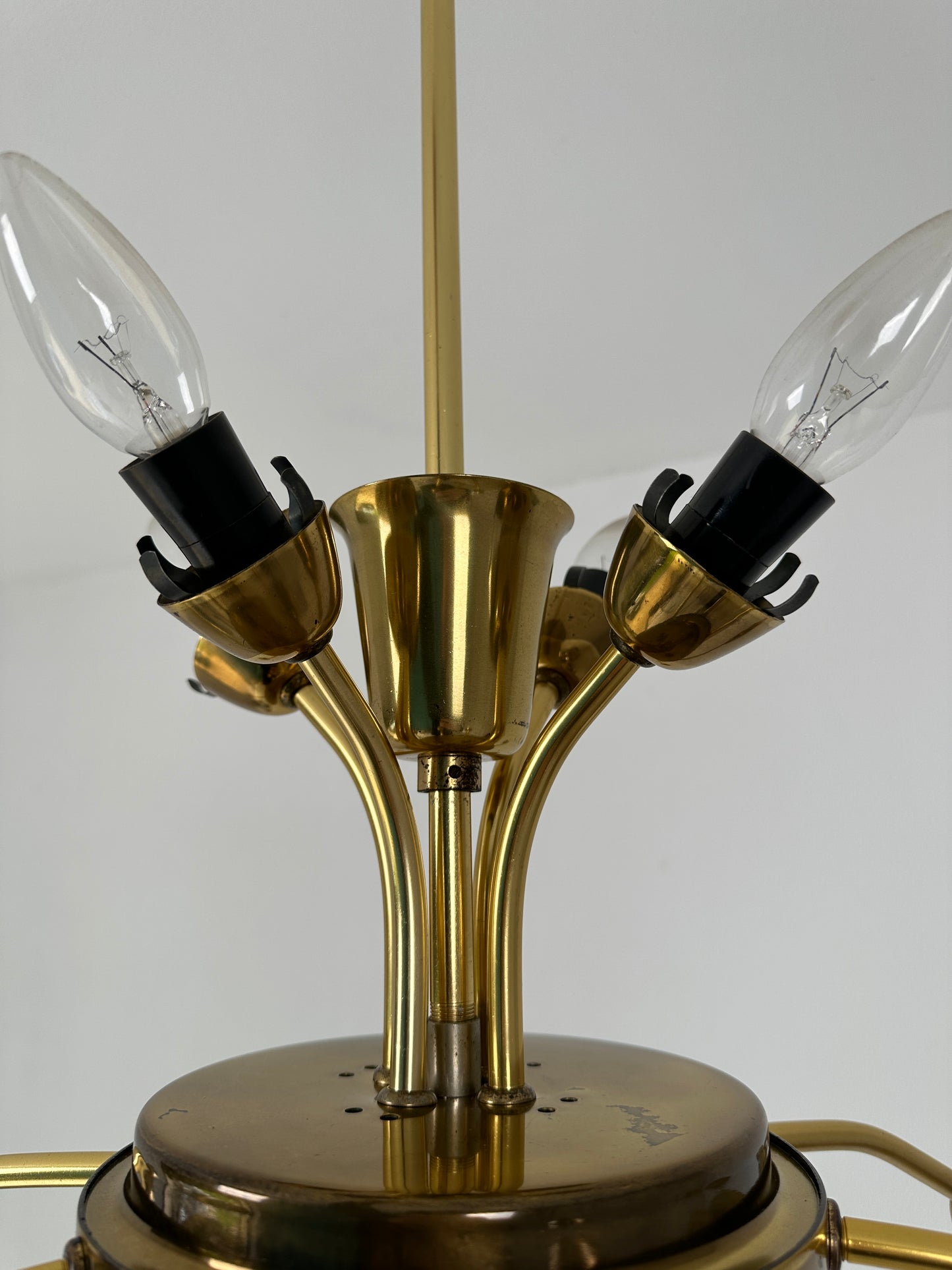 DDR Kronleuchter / Deckenleuchte / Lampe 12-flammig