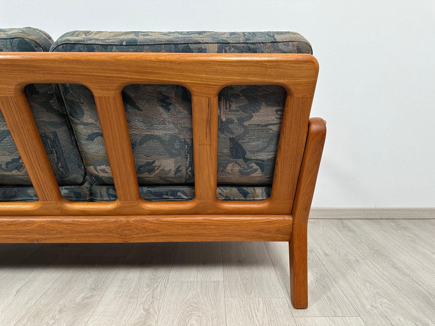 Dänisches 3-Sitzer Teak Sofa / Couch Juul Kristensen, 60er