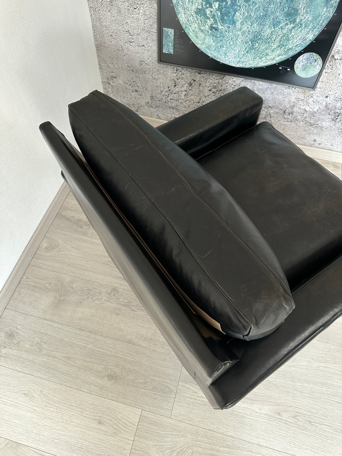MidCentury Leder Sessel by George Nelson für Herman Miller (1 von 2), 1960er