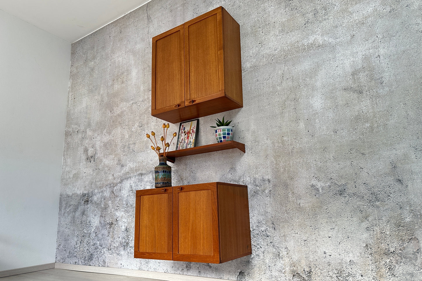 MidCentury Teak Regal / Regalsystem, 60er 70er