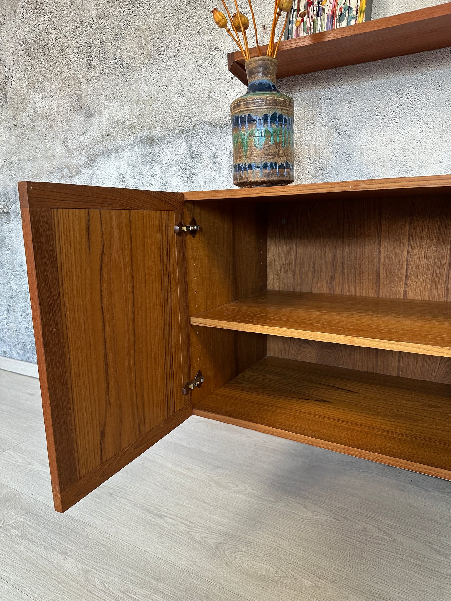 MidCentury Teak Regal / Regalsystem, 60er 70er