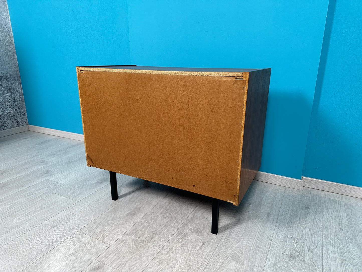 MidCentury Teak Kommode mit 4 Schubladen, 1960er