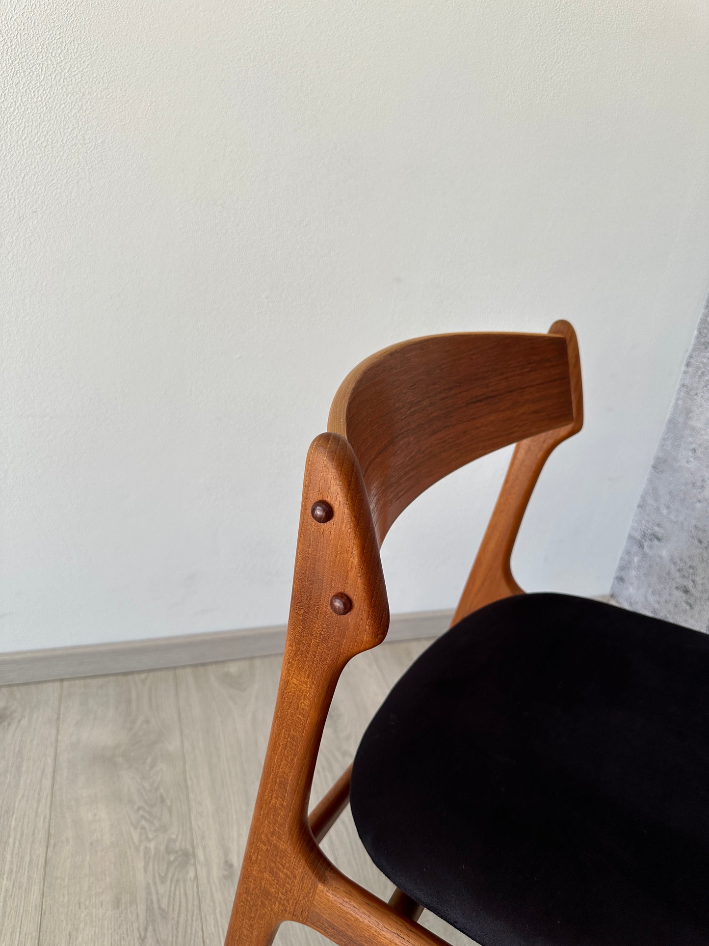 Dänischer Teak Esszimmer-Stuhl O.D. Møbler, 60er 70er