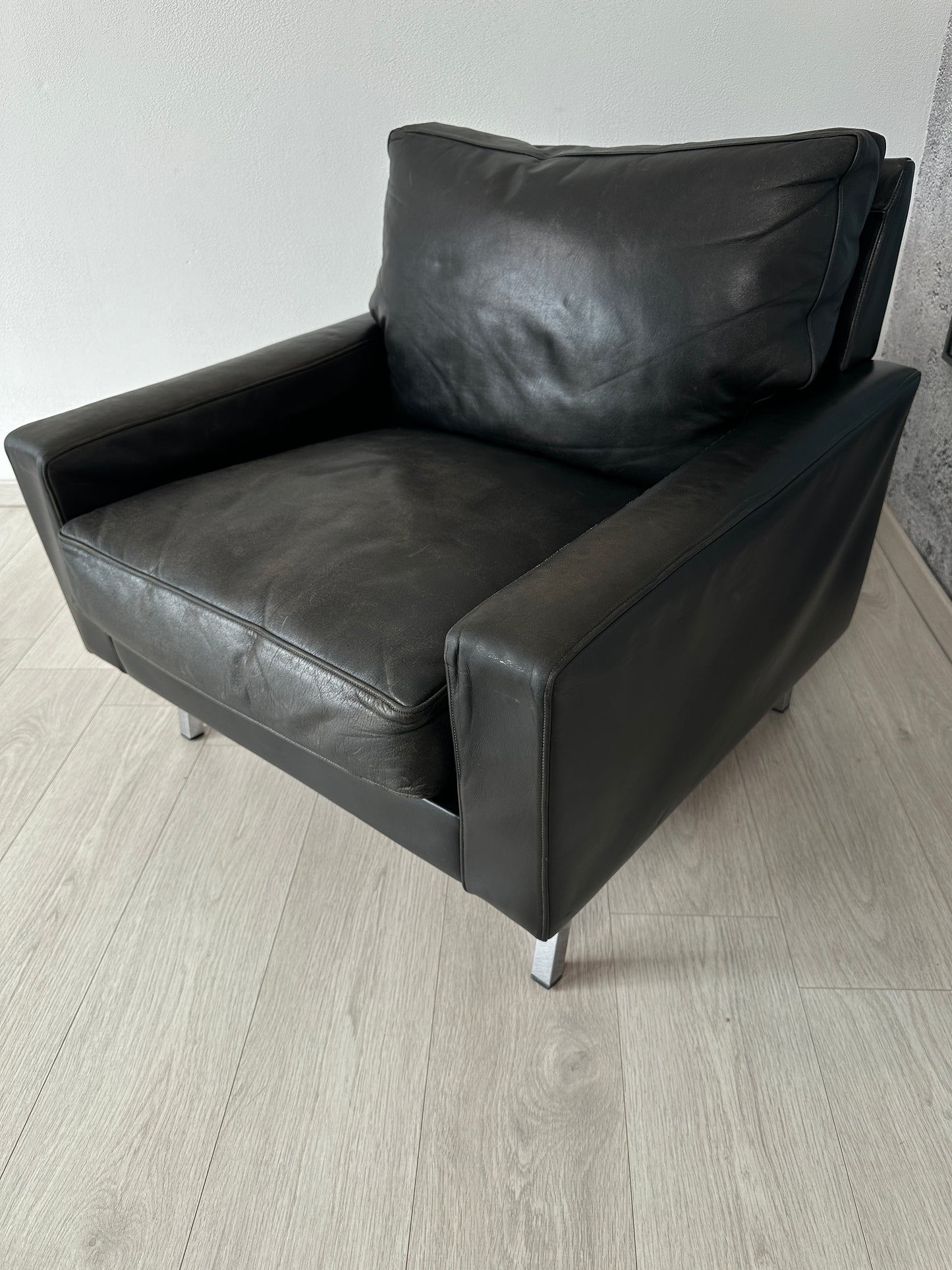 MidCentury Leder Sessel by George Nelson für Herman Miller (1 von 2), 1960er