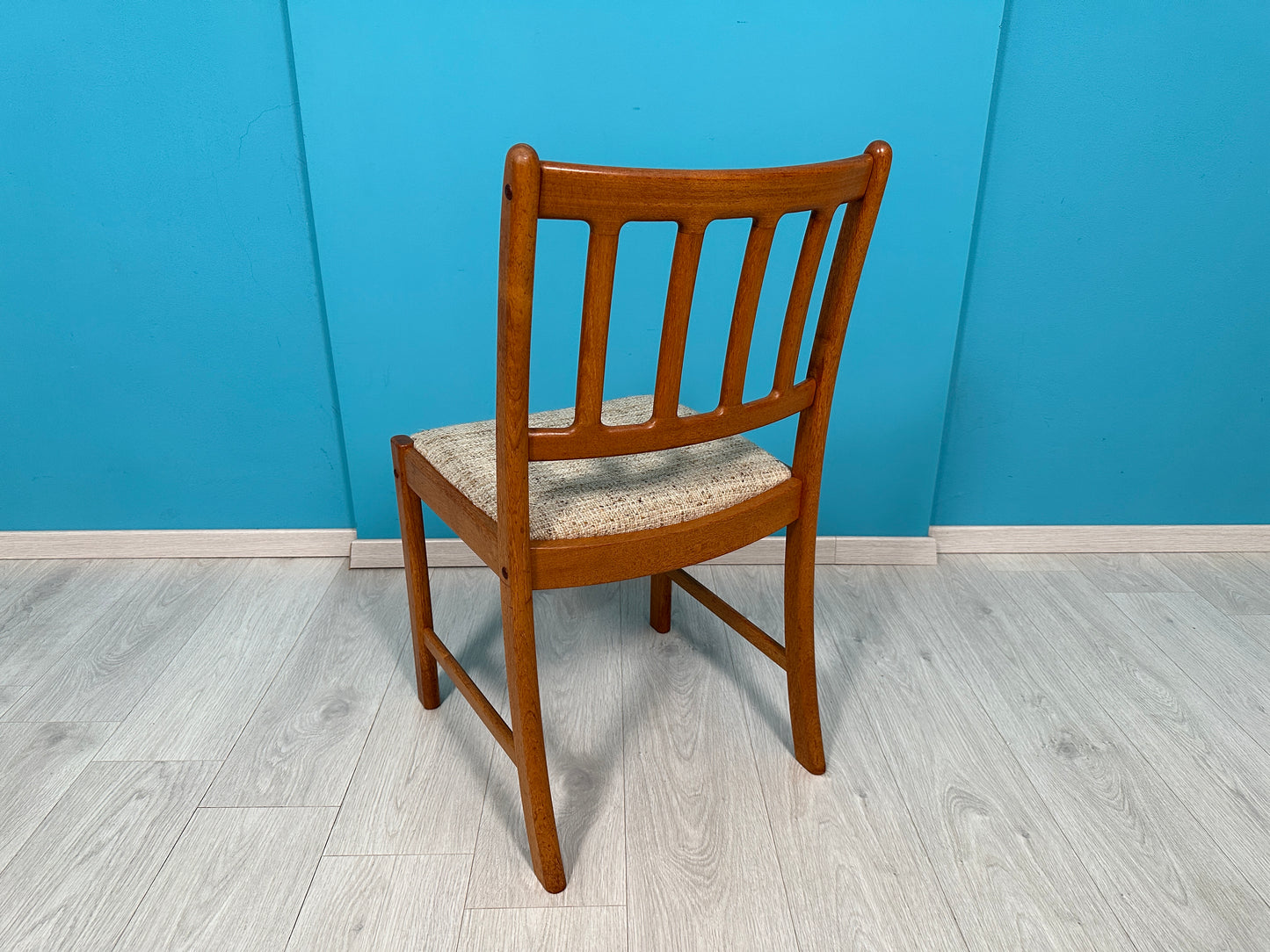 4er Set Dänische Teak Esszimmer-Stühle J. Andersen für Uldum, 60er 70er