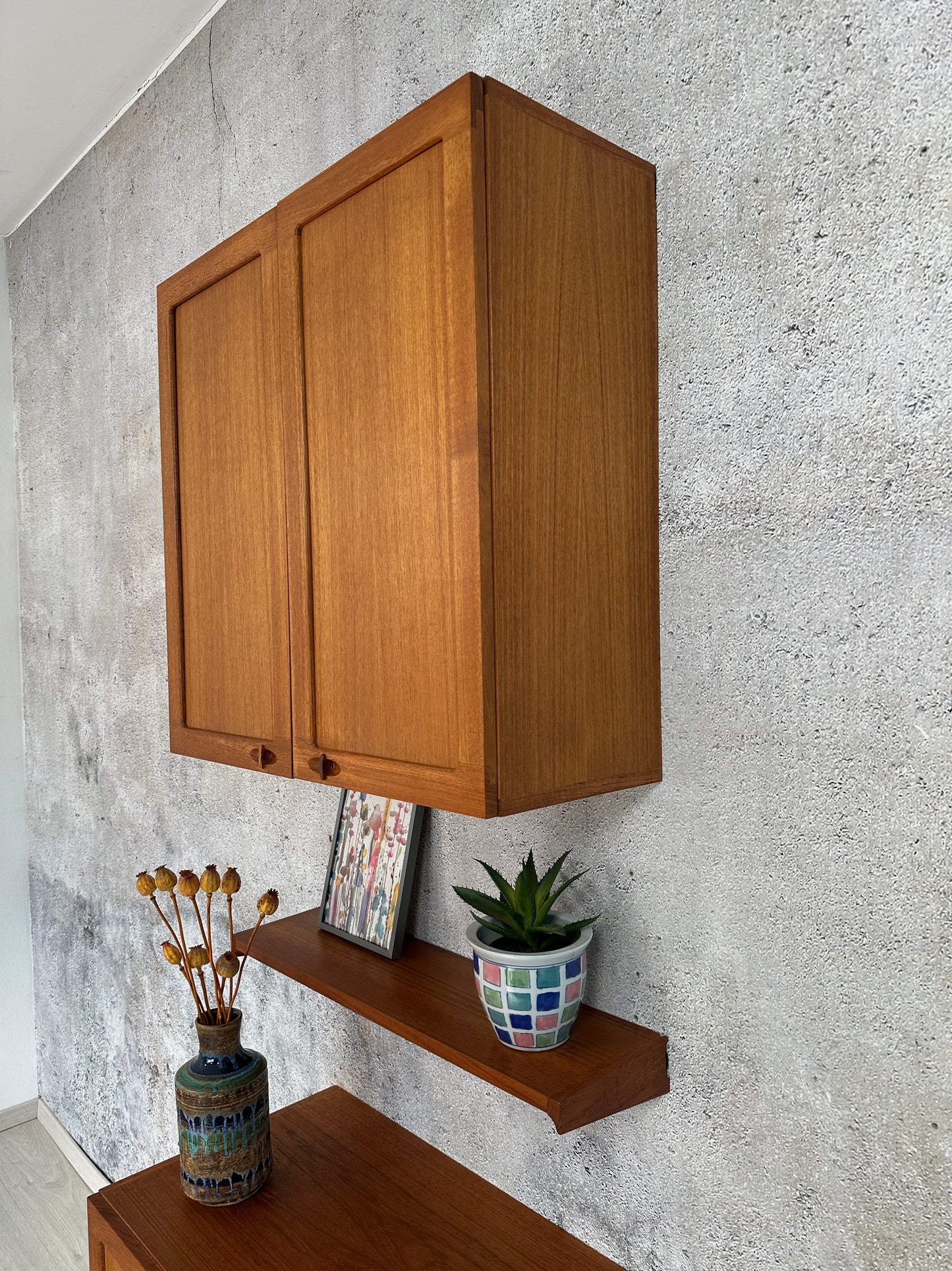 MidCentury Teak Regal / Regalsystem, 60er 70er