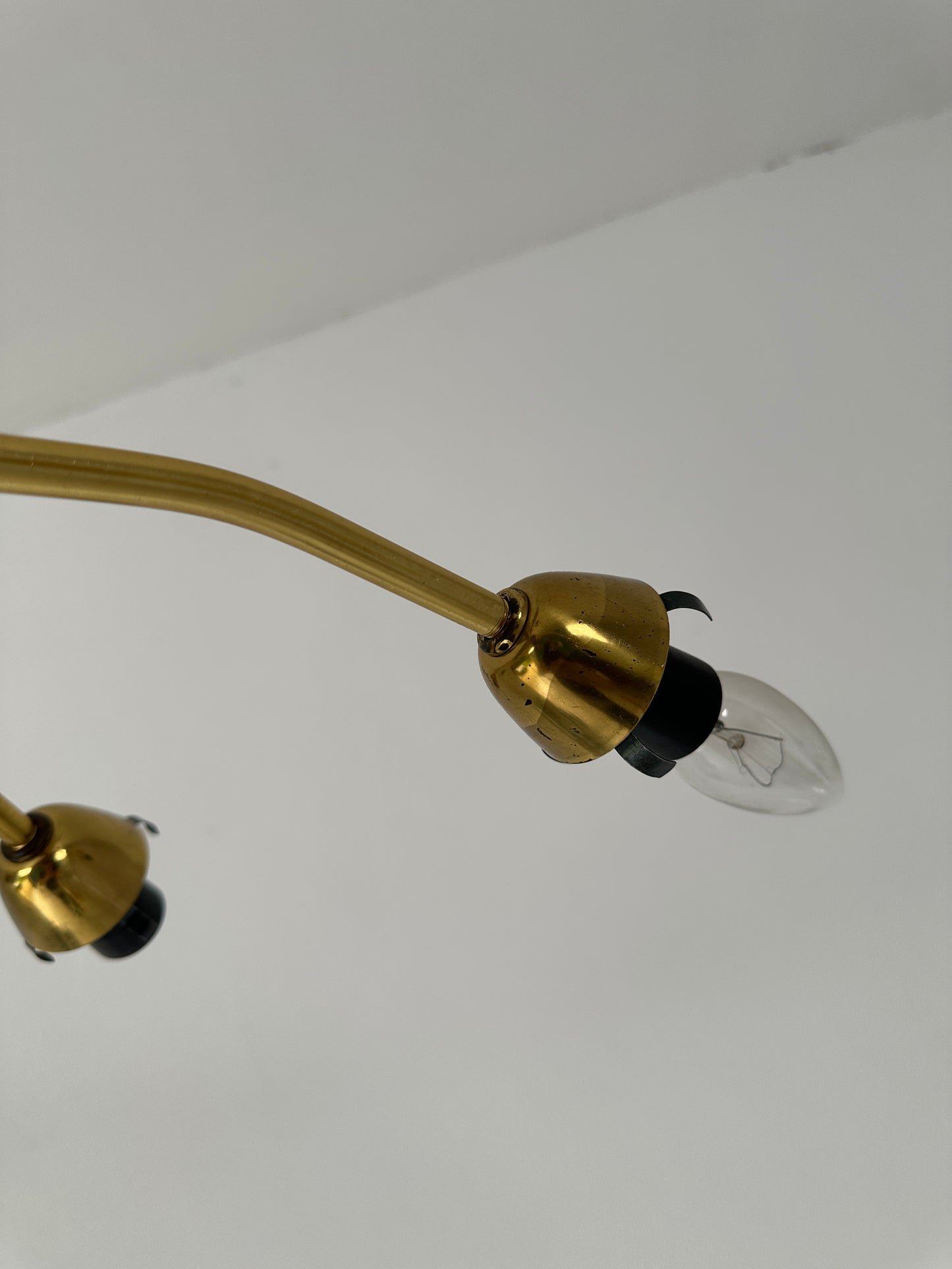 DDR Kronleuchter / Deckenleuchte / Lampe 12-flammig