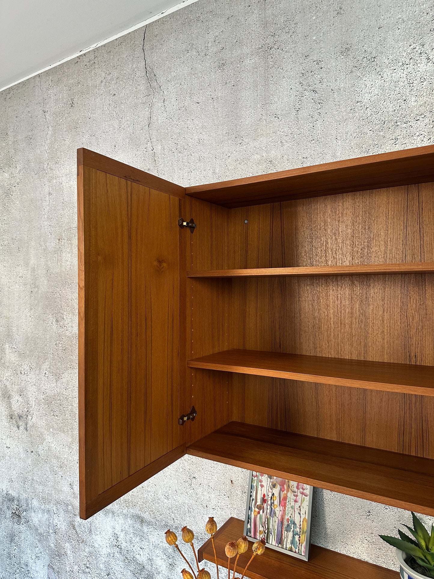 MidCentury Teak Regal / Regalsystem, 60er 70er