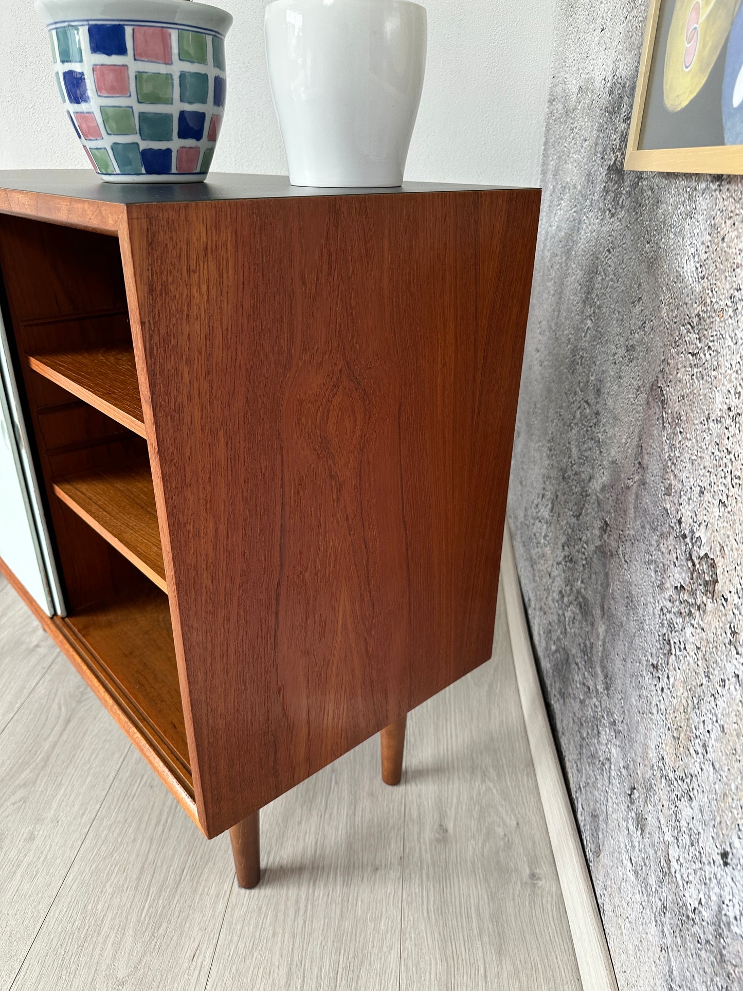 Teak Kommode / Sideboard by Cadovius mit Schiebetüren, 1960er