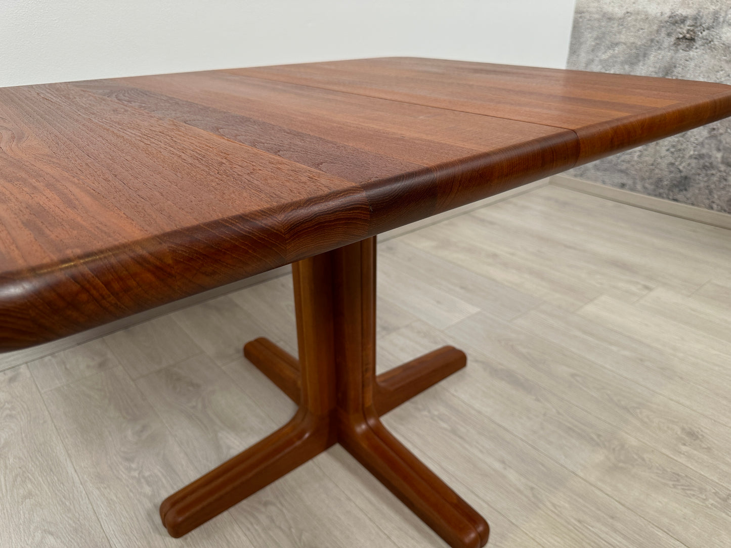 Ausziehbarer Teak Esstisch bis 219cm im Danish Design, 1980er