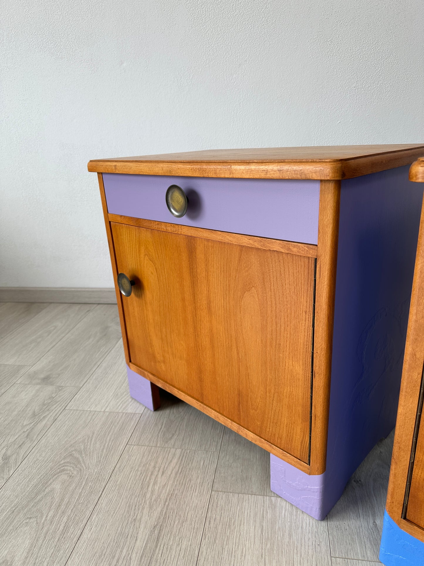 2er Set DDR Nachttische / Nachttischschränke / Kommoden DIY, 60er 70er