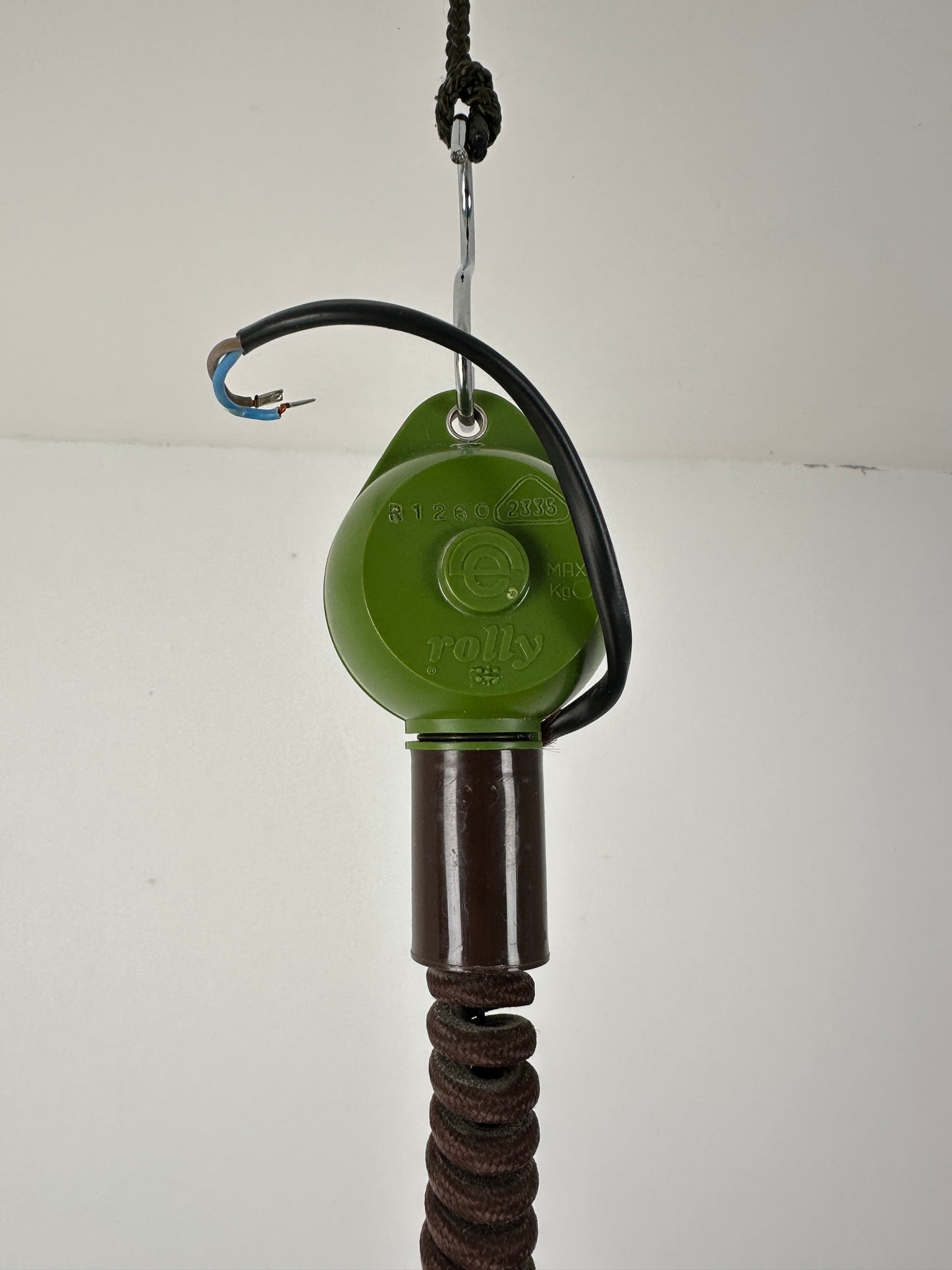 Domus Teak Leuchte / Deckenlampe, 1960er