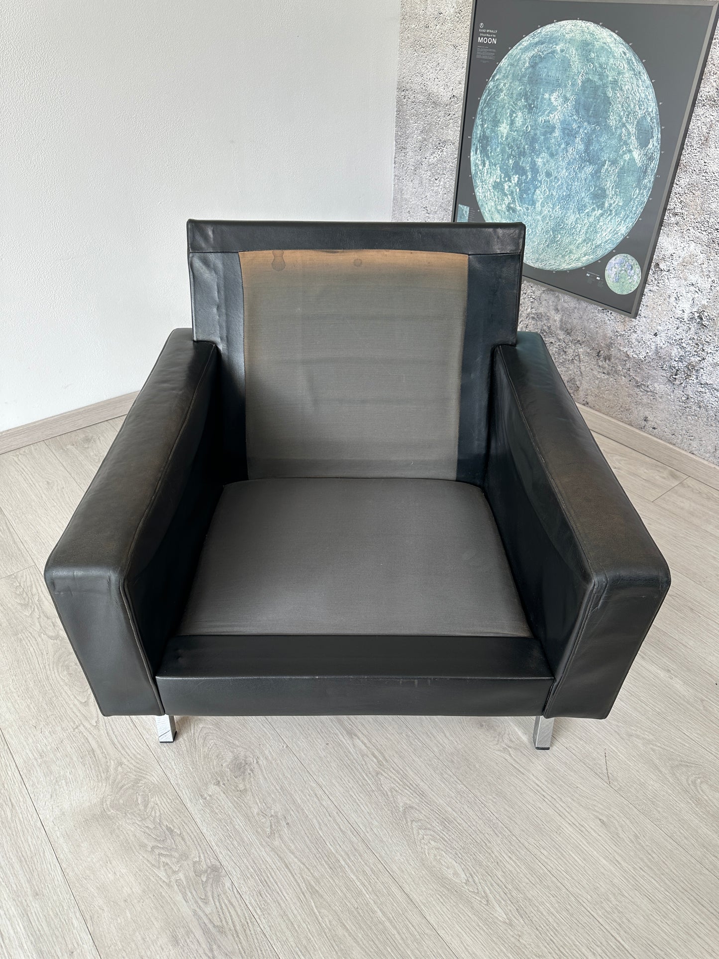 MidCentury Leder Sessel by George Nelson für Herman Miller (1 von 2), 1960er