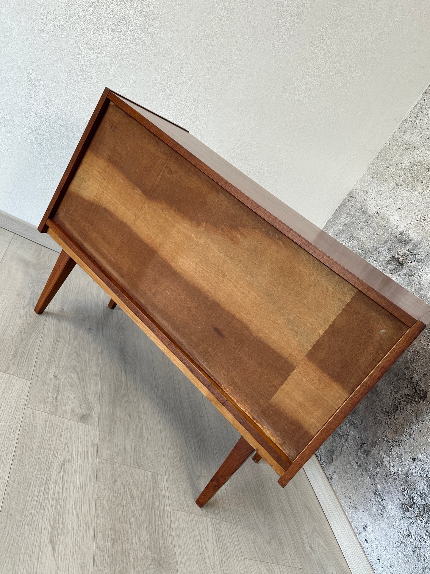 DDR Sideboard / Kommode in Nussbaum, 1960er