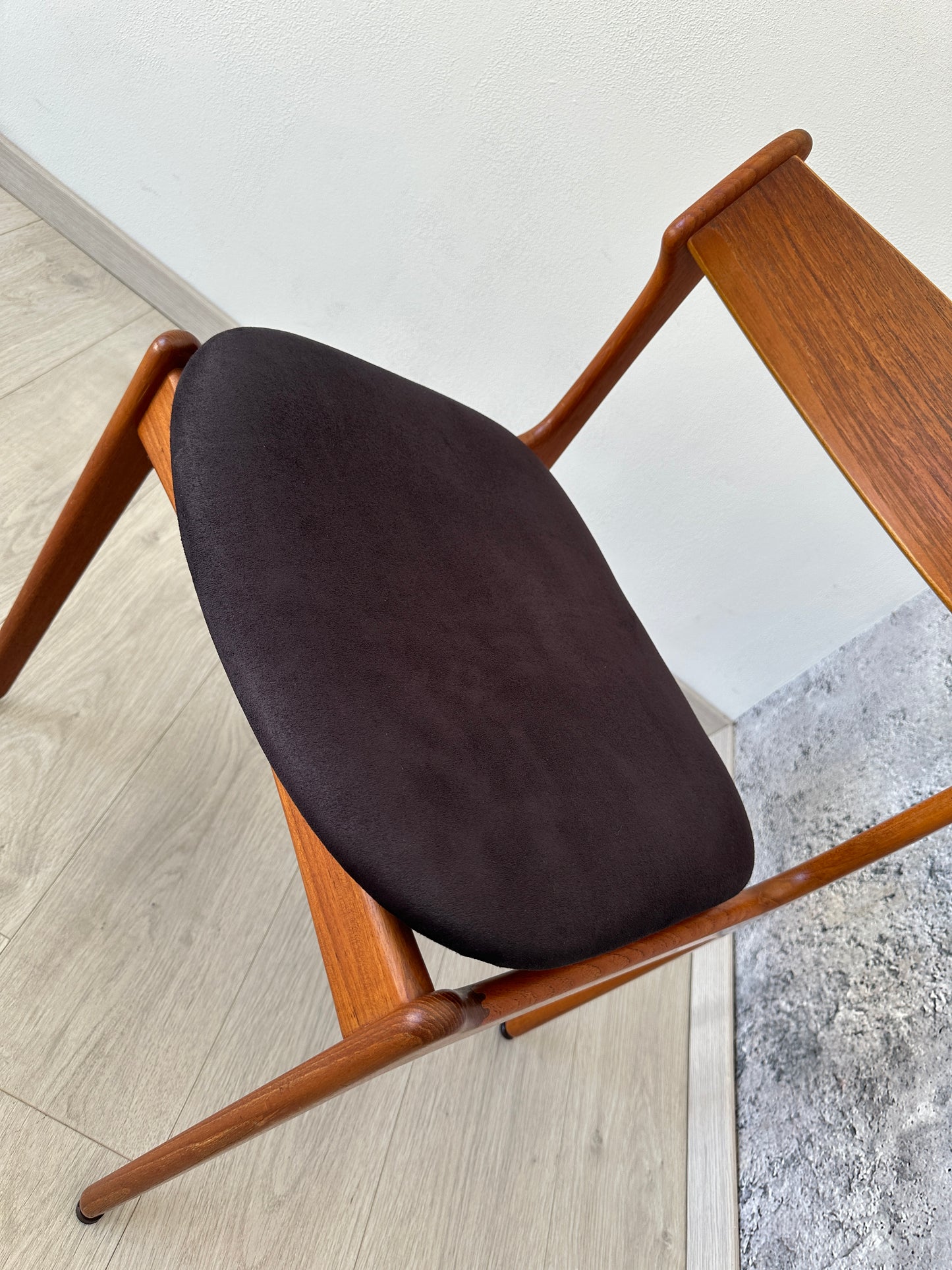 Dänischer Teak Esszimmer-Stuhl O.D. Møbler, 60er 70er