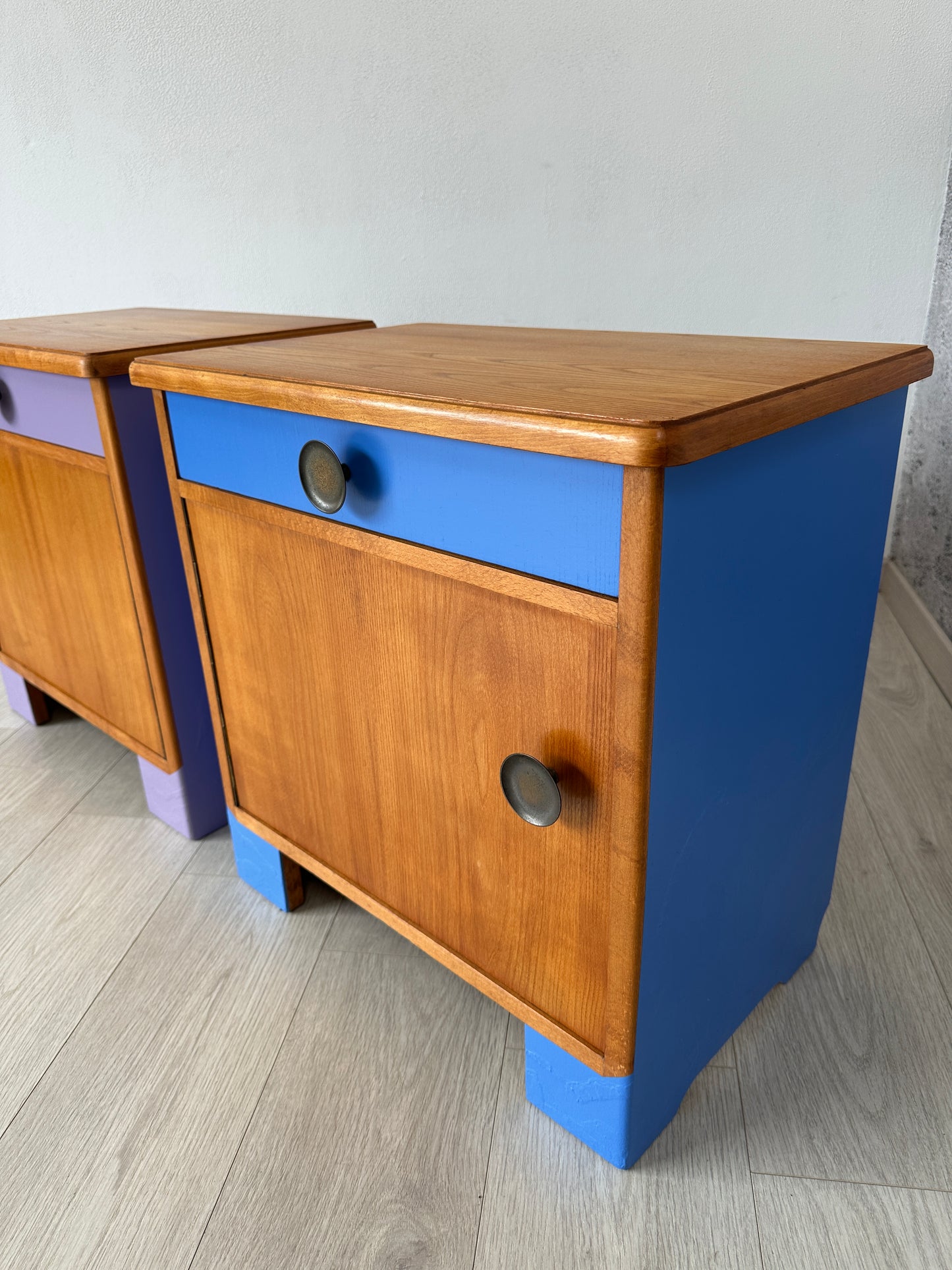 2er Set DDR Nachttische / Nachttischschränke / Kommoden DIY, 60er 70er