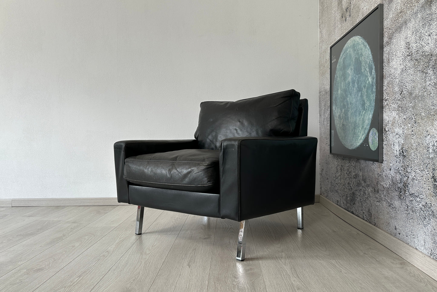 MidCentury Leder Sessel by George Nelson für Herman Miller (1 von 2), 1960er