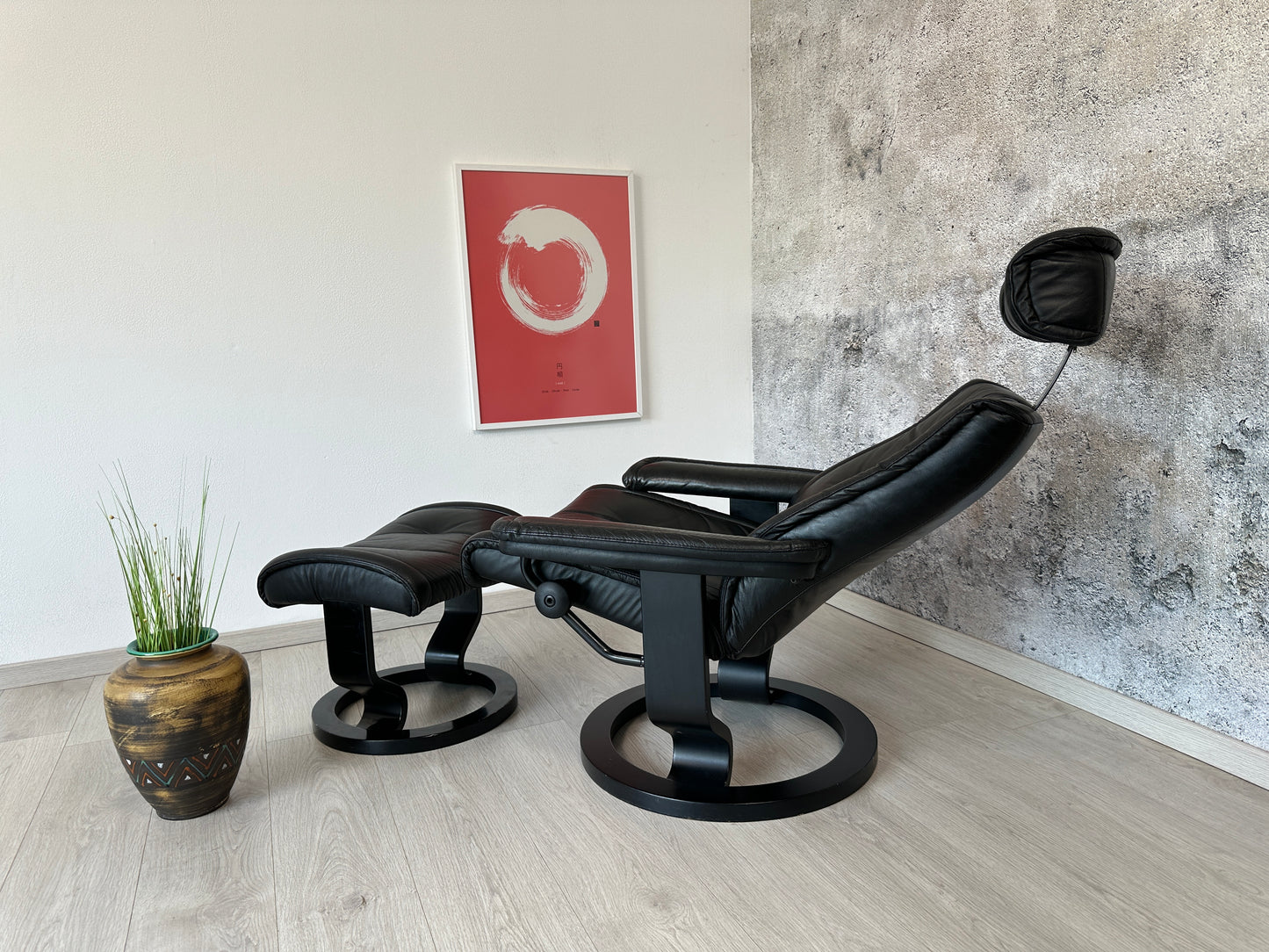 Ekornes Stressless Relaxsessel „Prince“ + Hocker Leder
