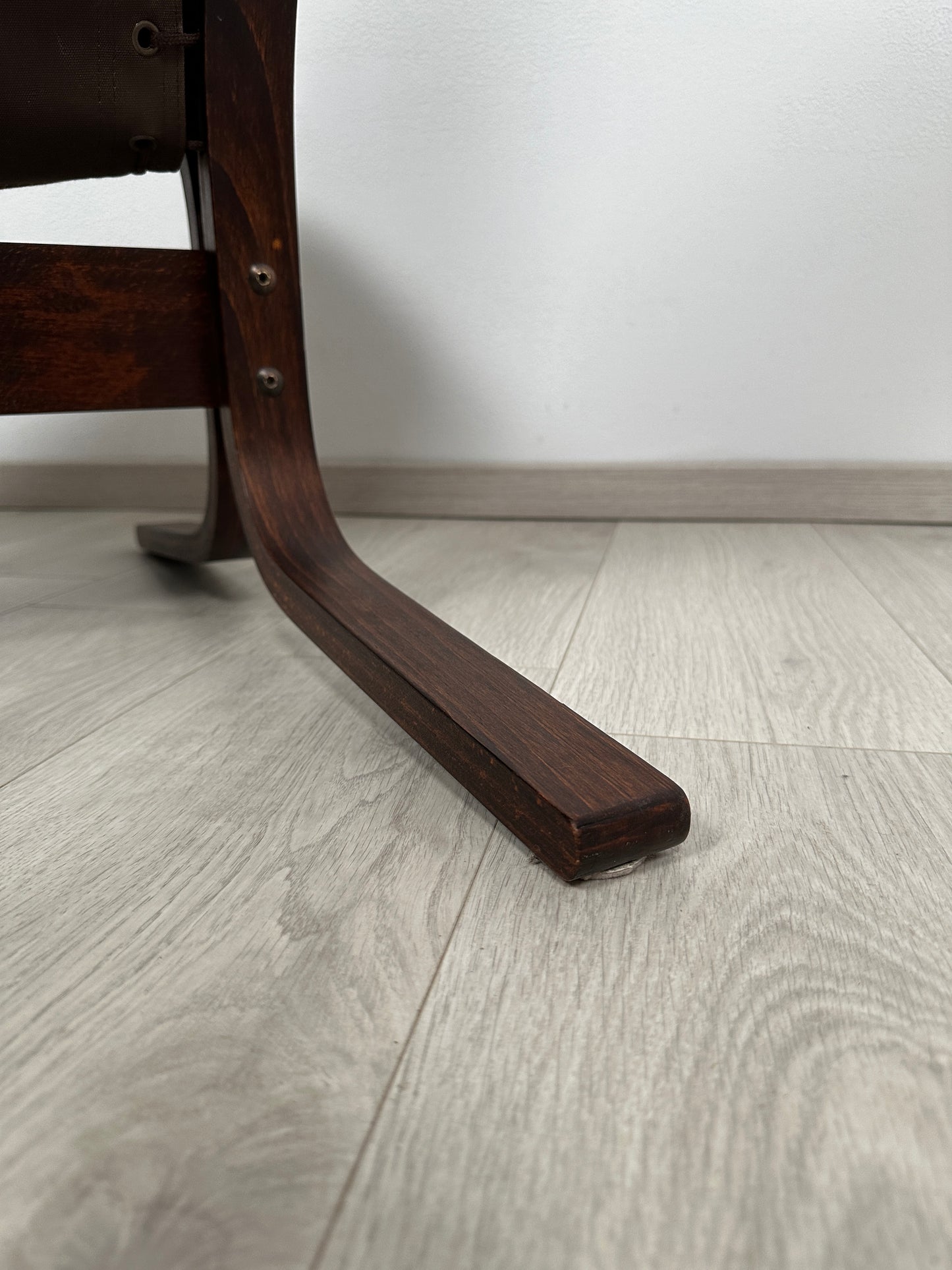 Lounge Sessel by Ingmar Relling für Westnofa mit Lederauflage, 60er 70er