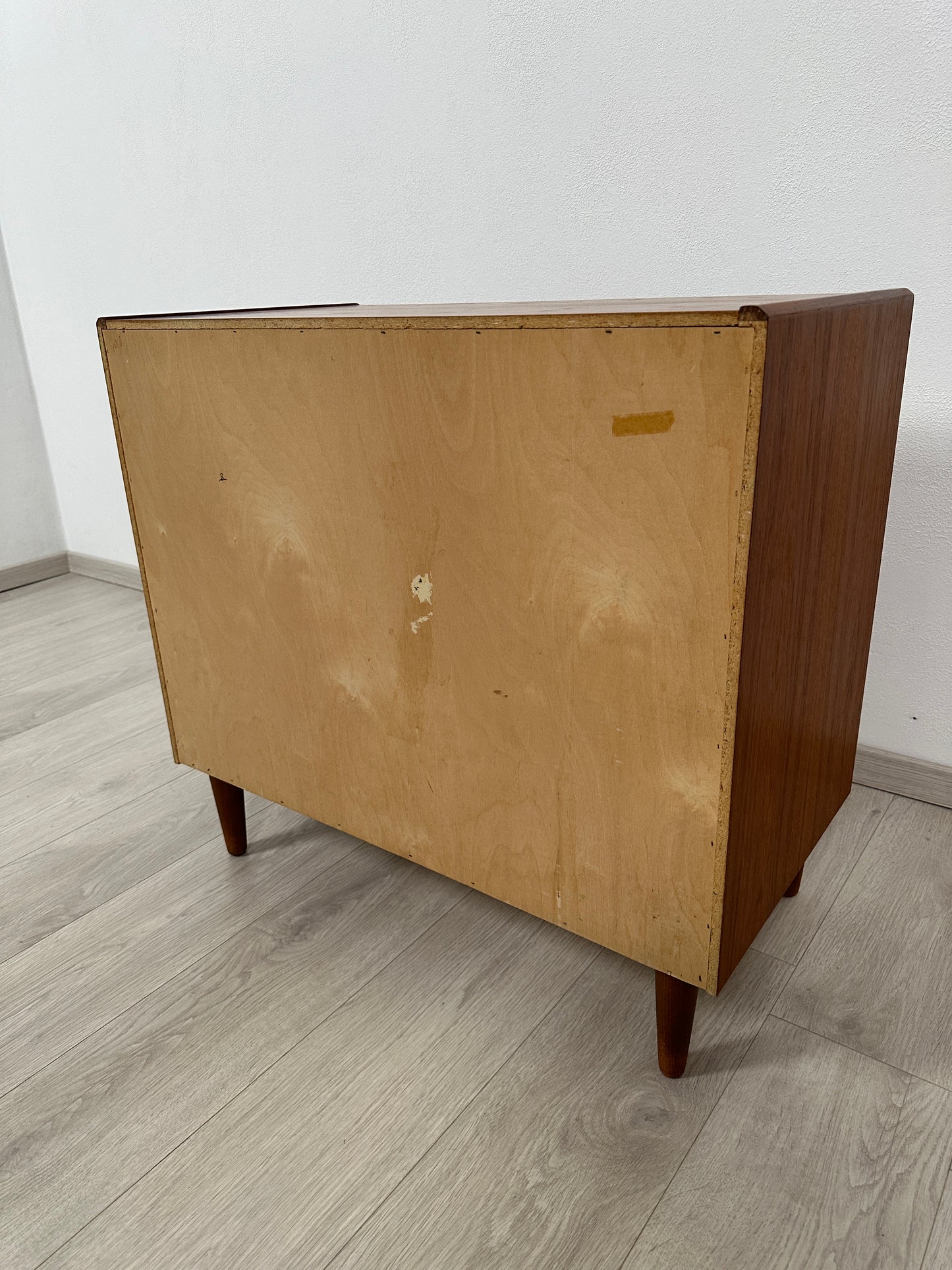 Dänische Teak Kommode mit 4 Schubladen, 1960er