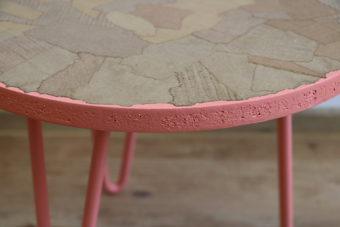 Couchtisch | Upcycling | Blumenbank I DIY mit Pappefurnier