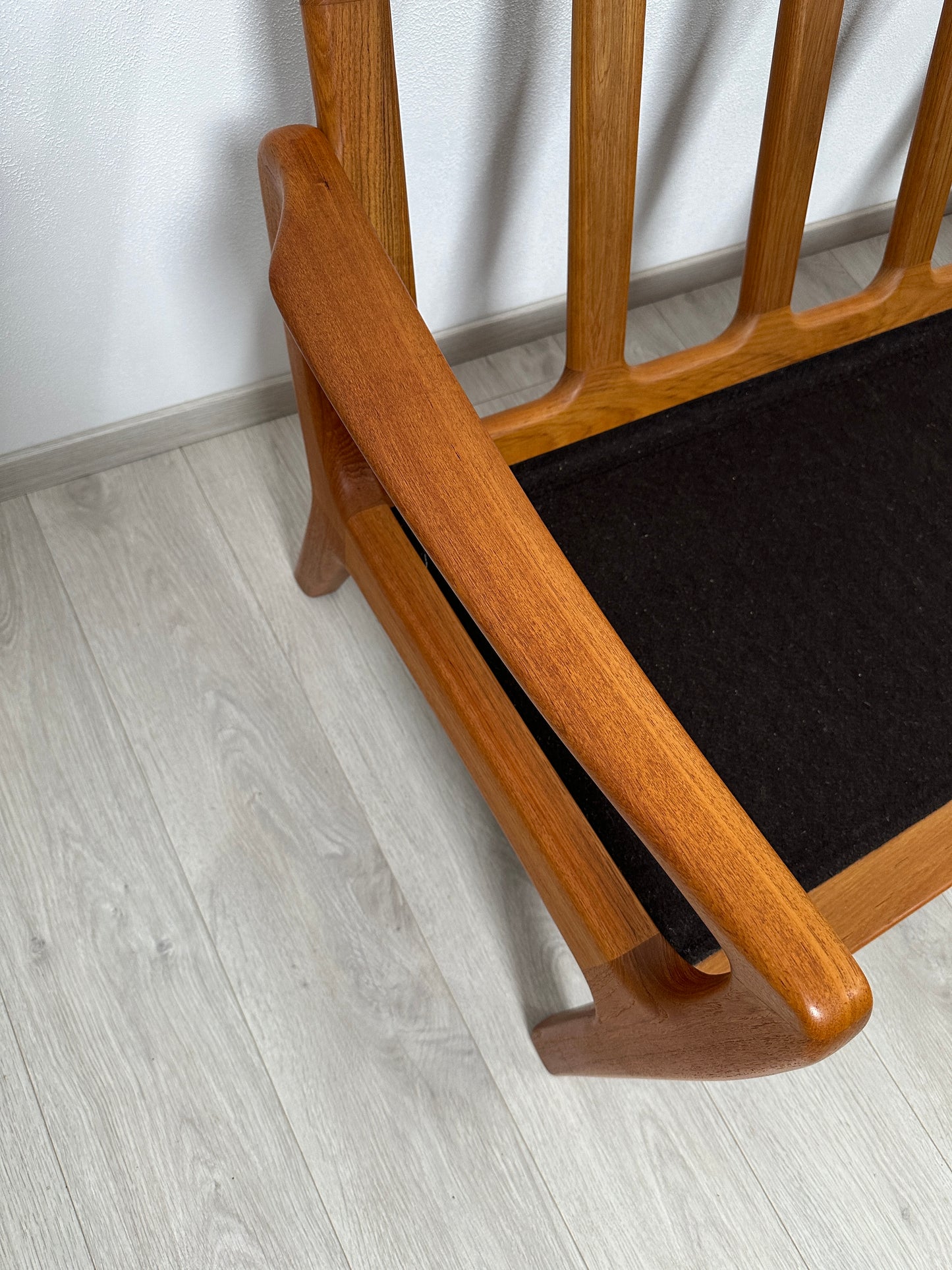 Dänisches 3-Sitzer Teak Sofa / Couch Juul Kristensen, 60er