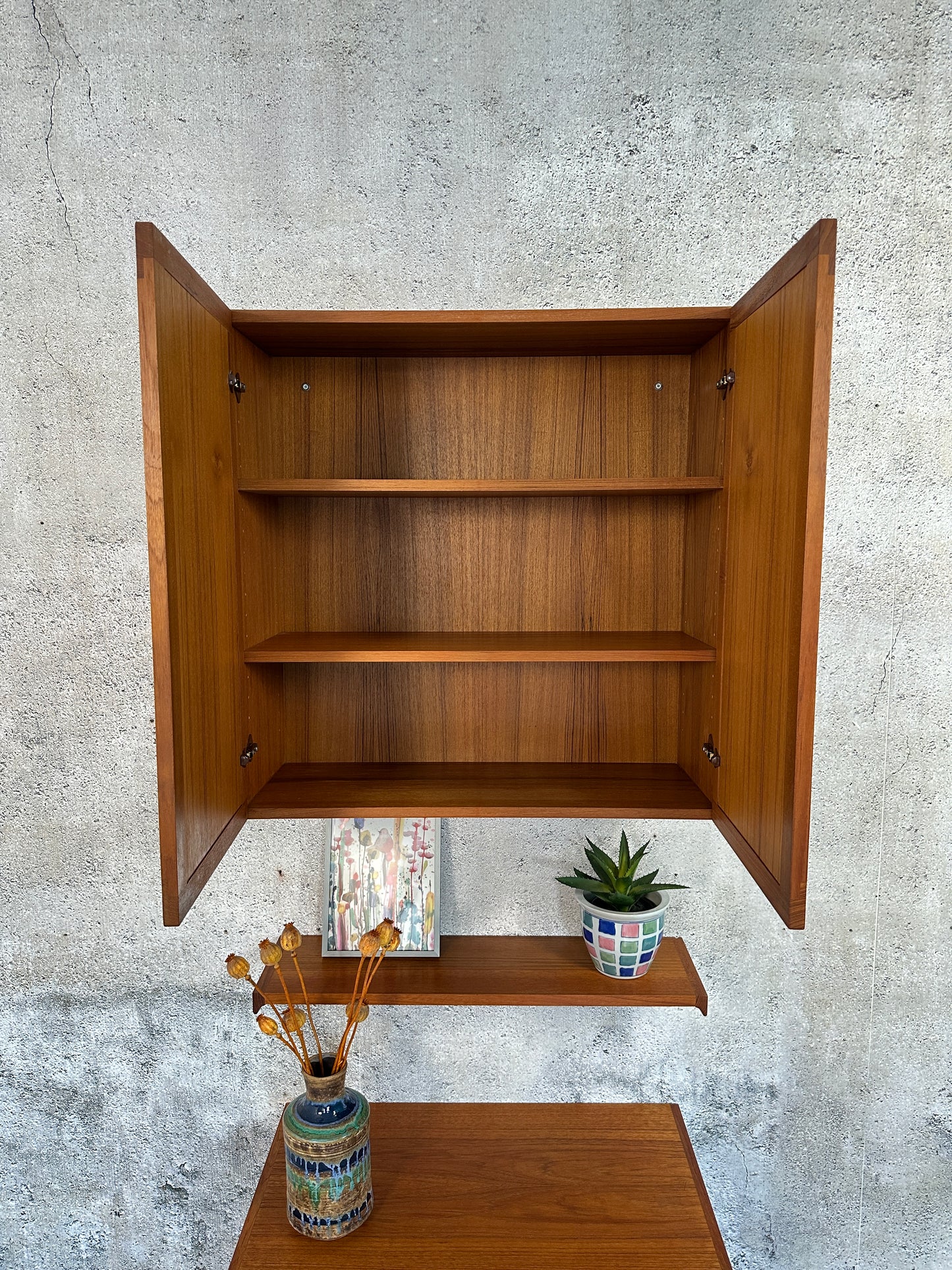 MidCentury Teak Regal / Regalsystem, 60er 70er