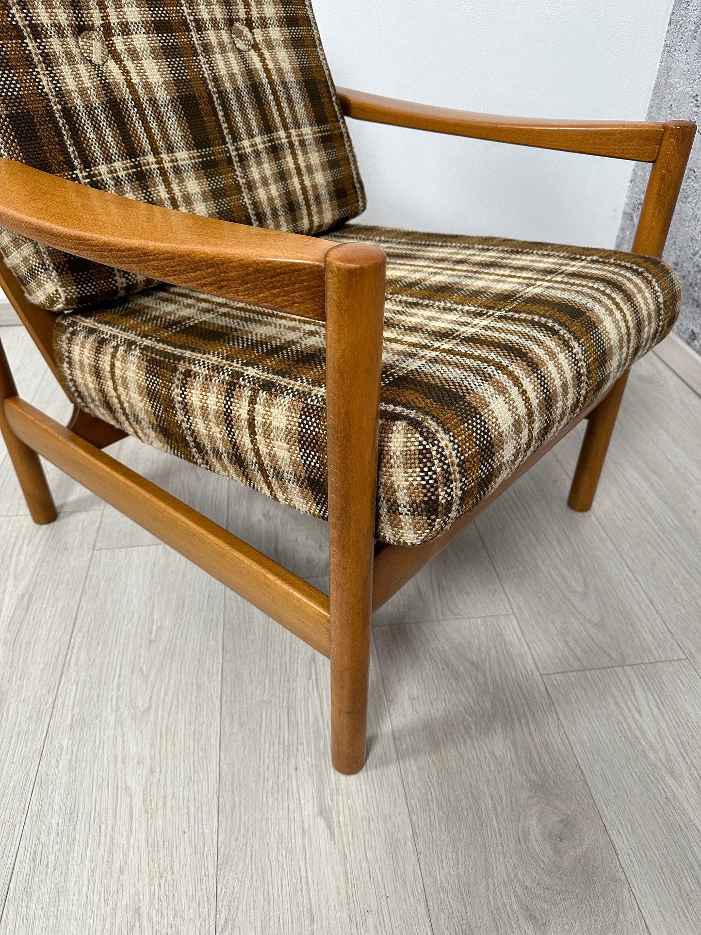 (1 von 2) Armlehnensessel / Easy Chair Knoll Antimott, 1960er