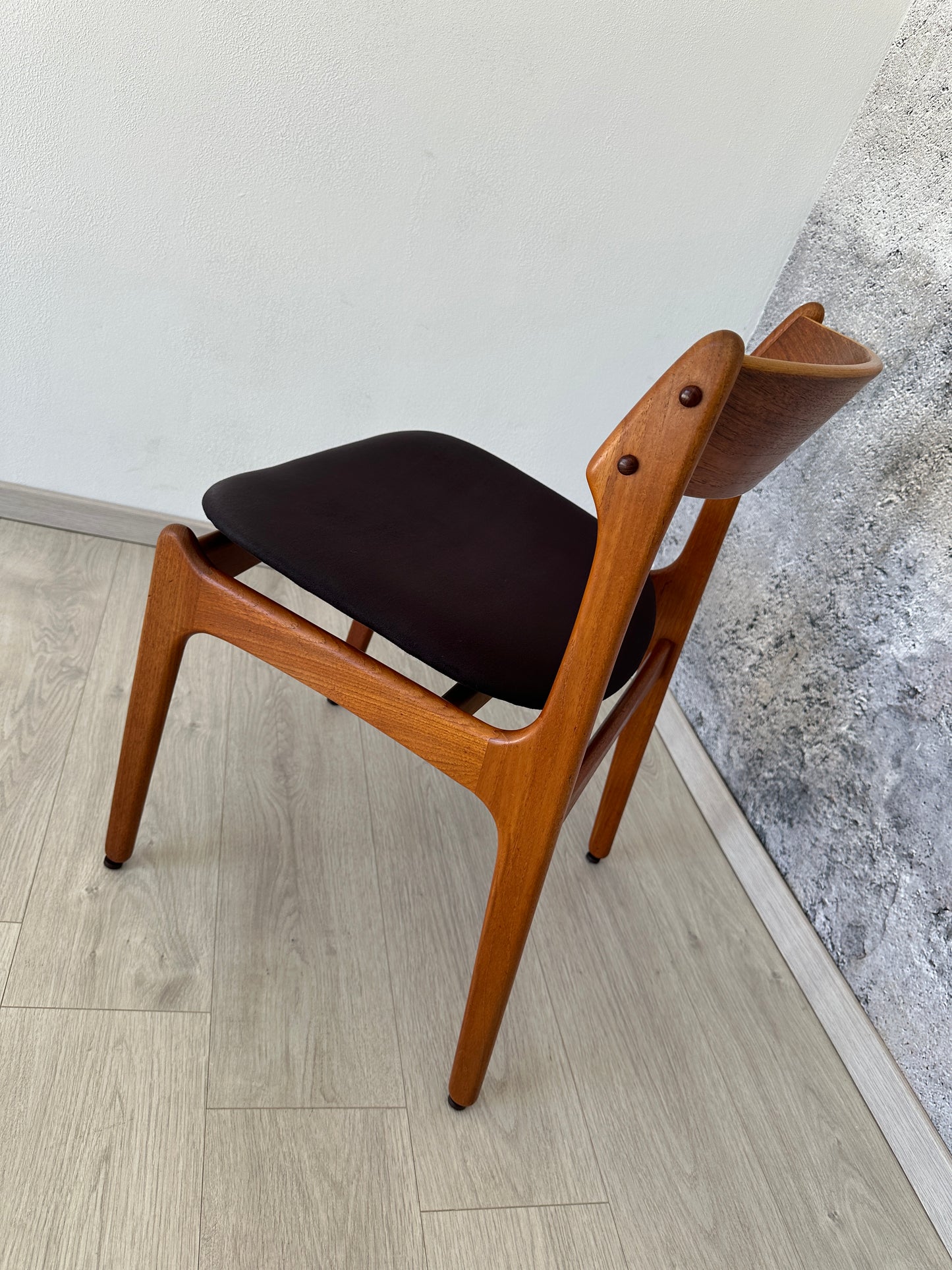 Dänischer Teak Esszimmer-Stuhl O.D. Møbler, 60er 70er