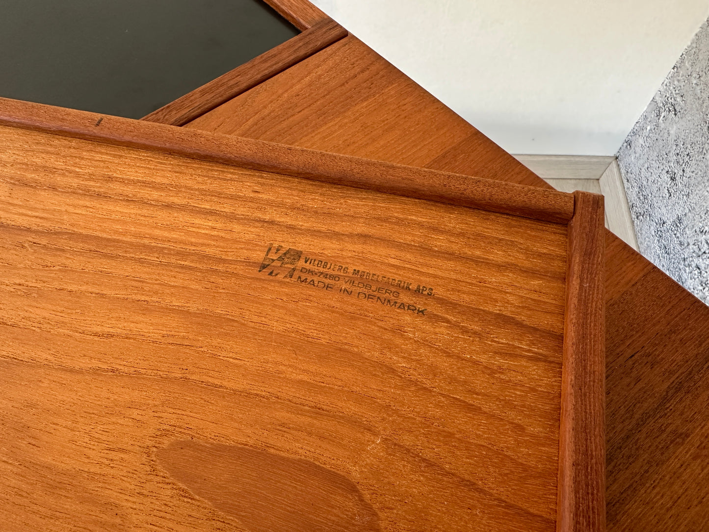 Danish Teak Barwagen / Beistelltisch auf Rollen by Vildbjerg, 60er
