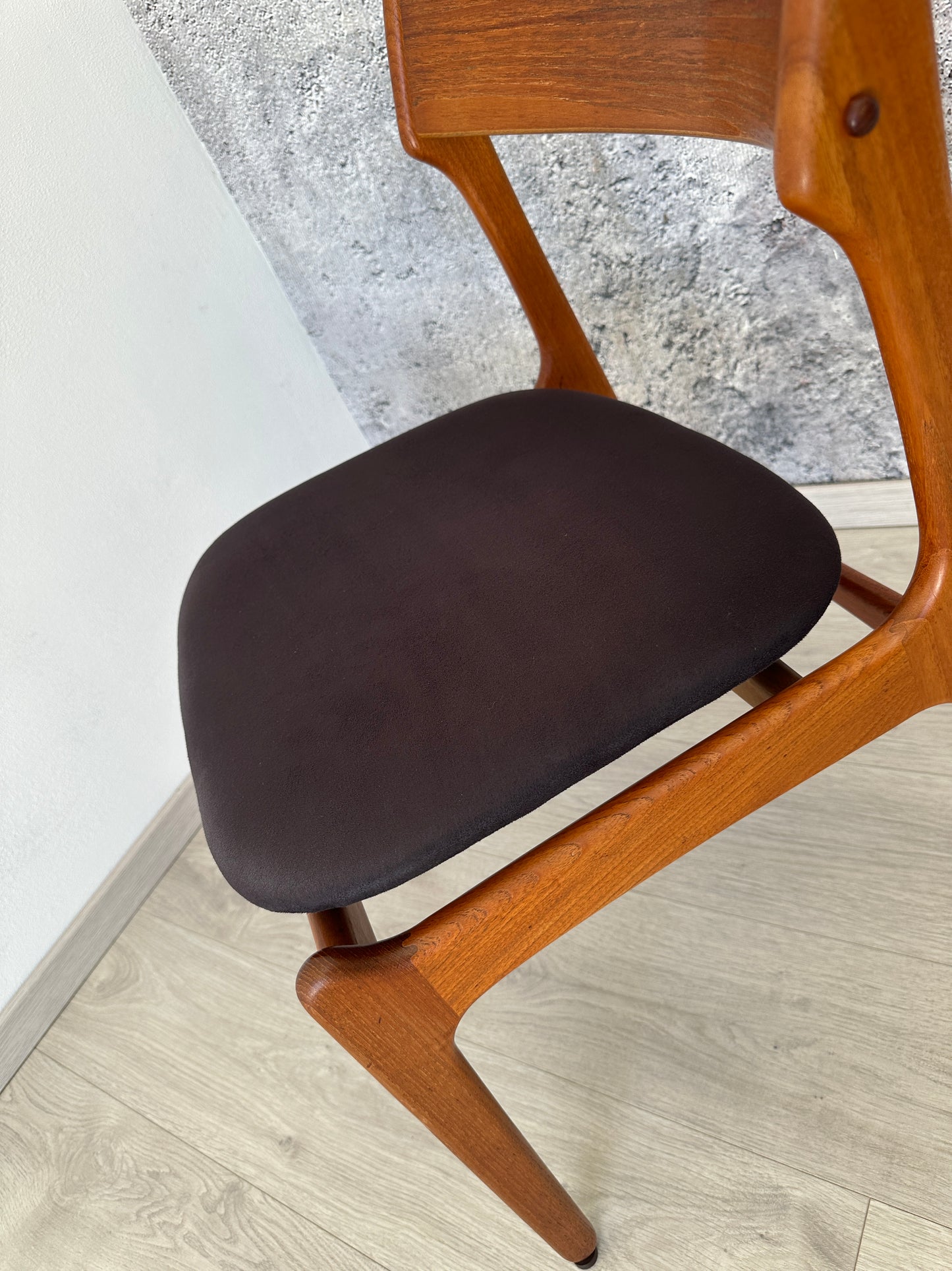 Dänischer Teak Esszimmer-Stuhl O.D. Møbler, 60er 70er