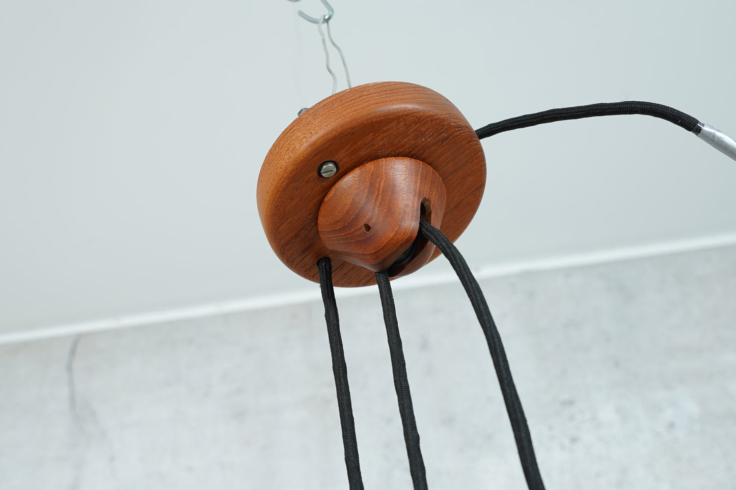 Domus Teak Pendellampe / Deckenlampe, 1960er