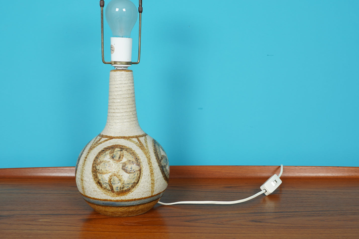 Dänische Søholm Keramik Tischlampe, 1960er