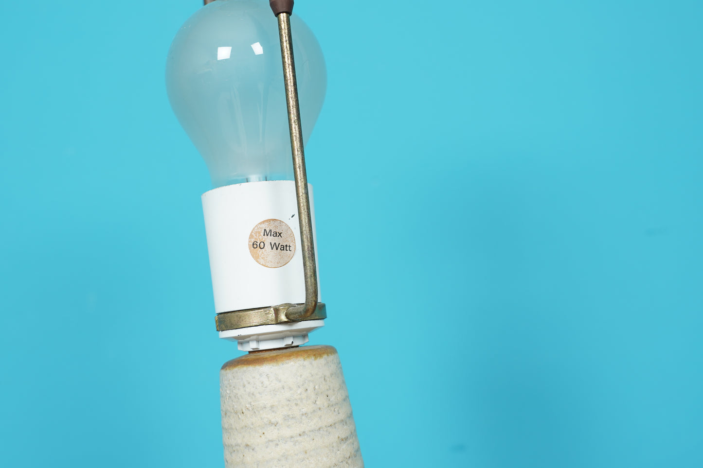 Dänische Søholm Keramik Tischlampe, 1960er