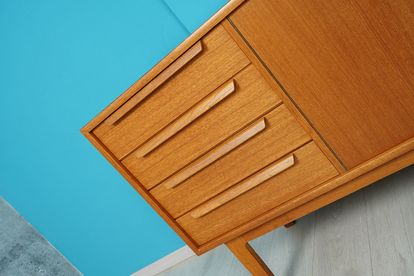 Deutsches Teak Sideboard WK-Möbel 165cm, 60er