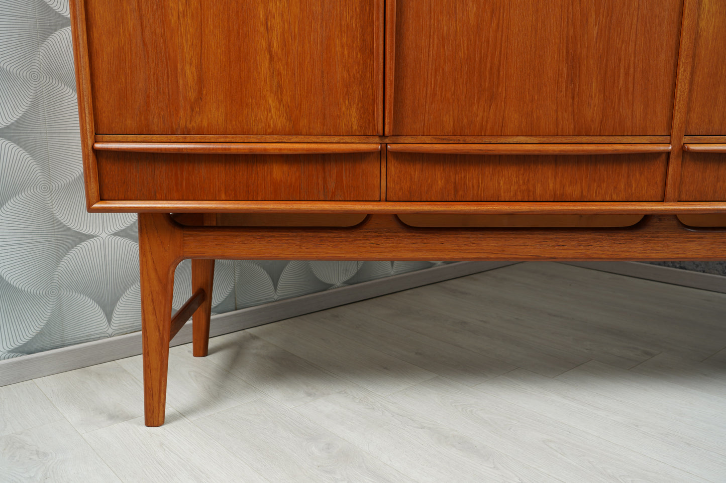 Dänisches Teak Highboard by Svend Åge Madsen, 60er 70er