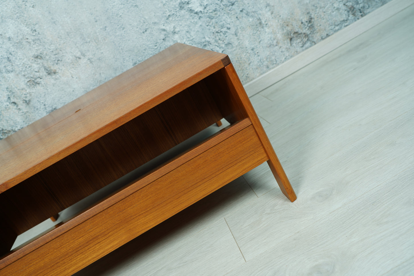 Teak Aufbewahrungsbox / Couchtisch MidCentury, 1970er