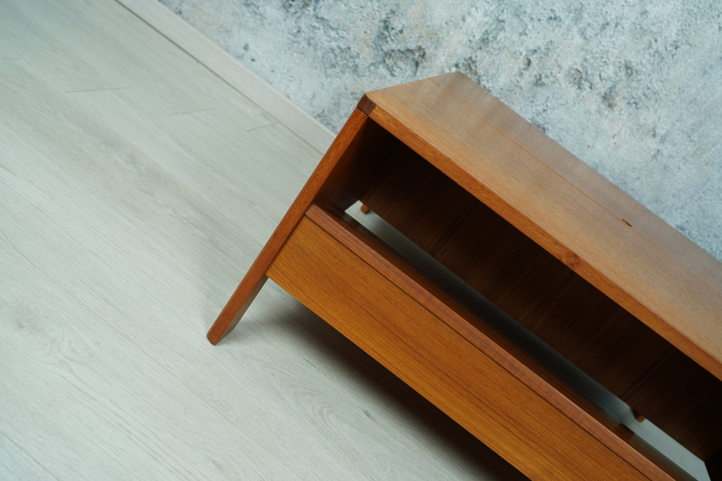 Teak Aufbewahrungsbox / Couchtisch MidCentury, 1970er