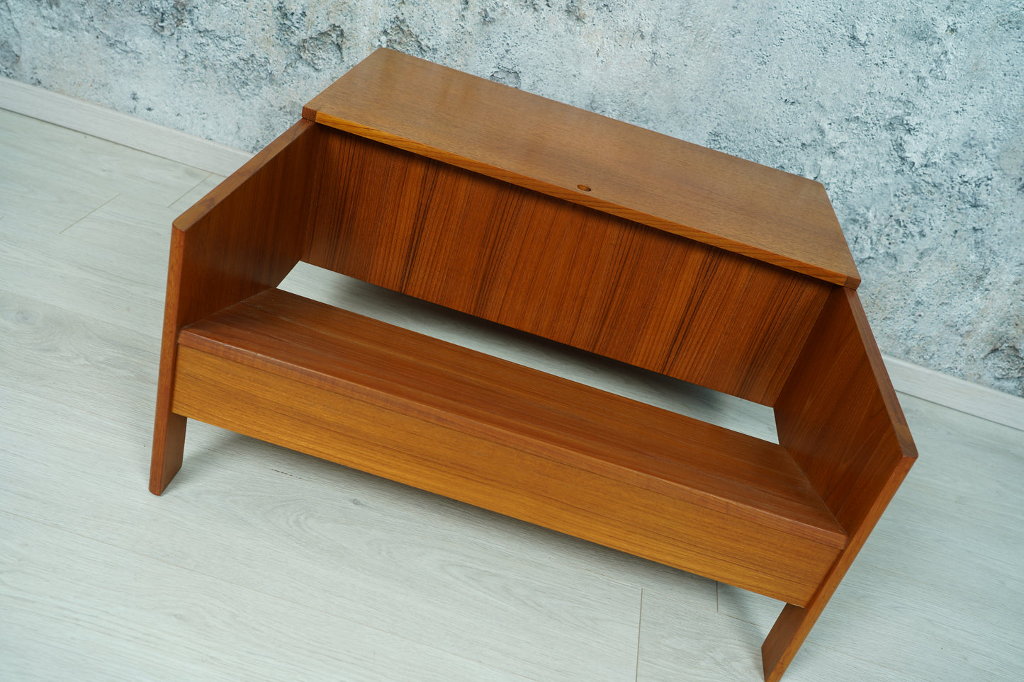 Teak Aufbewahrungsbox / Couchtisch MidCentury, 1970er