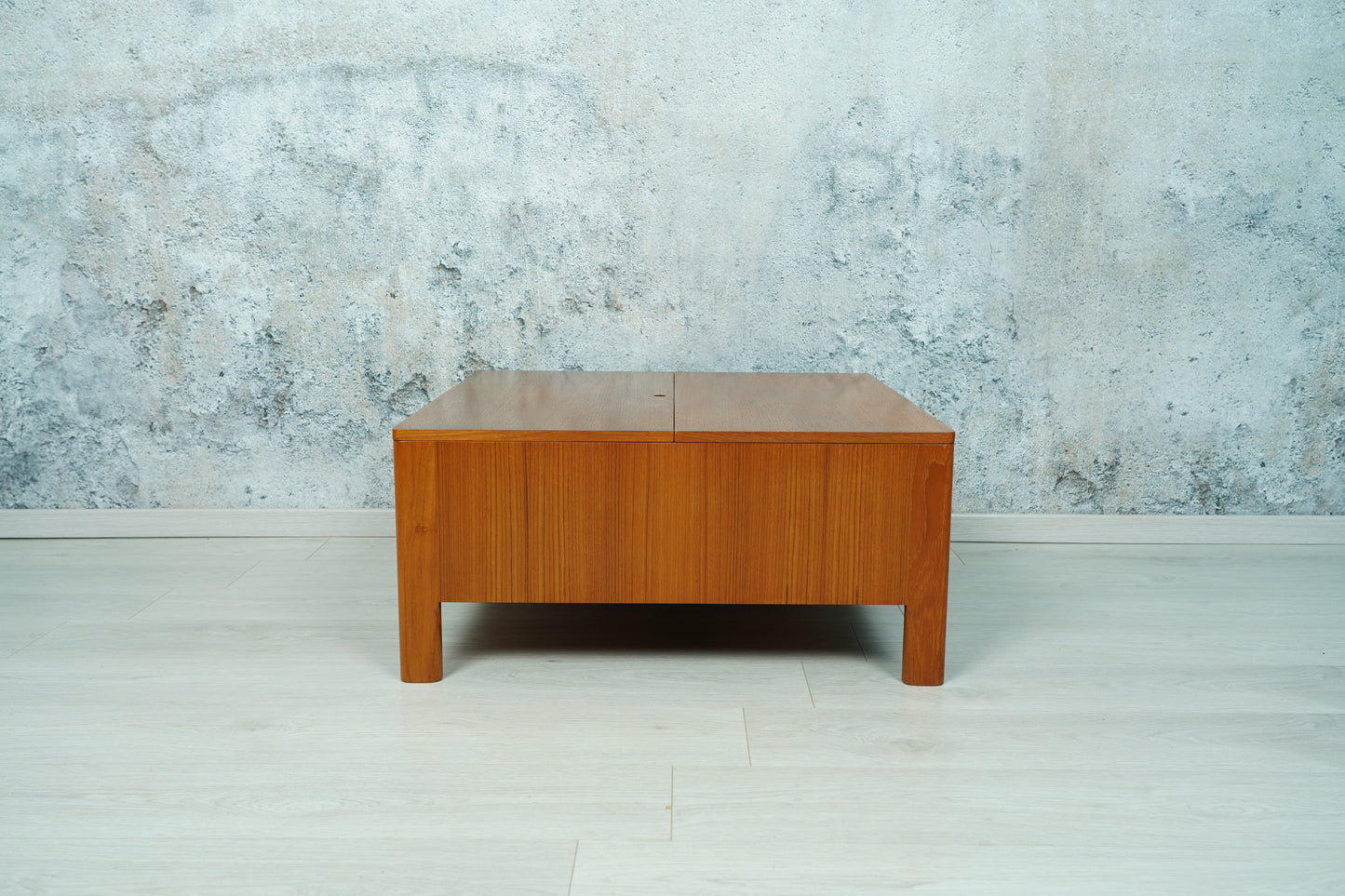 Teak Aufbewahrungsbox / Couchtisch MidCentury, 1970er