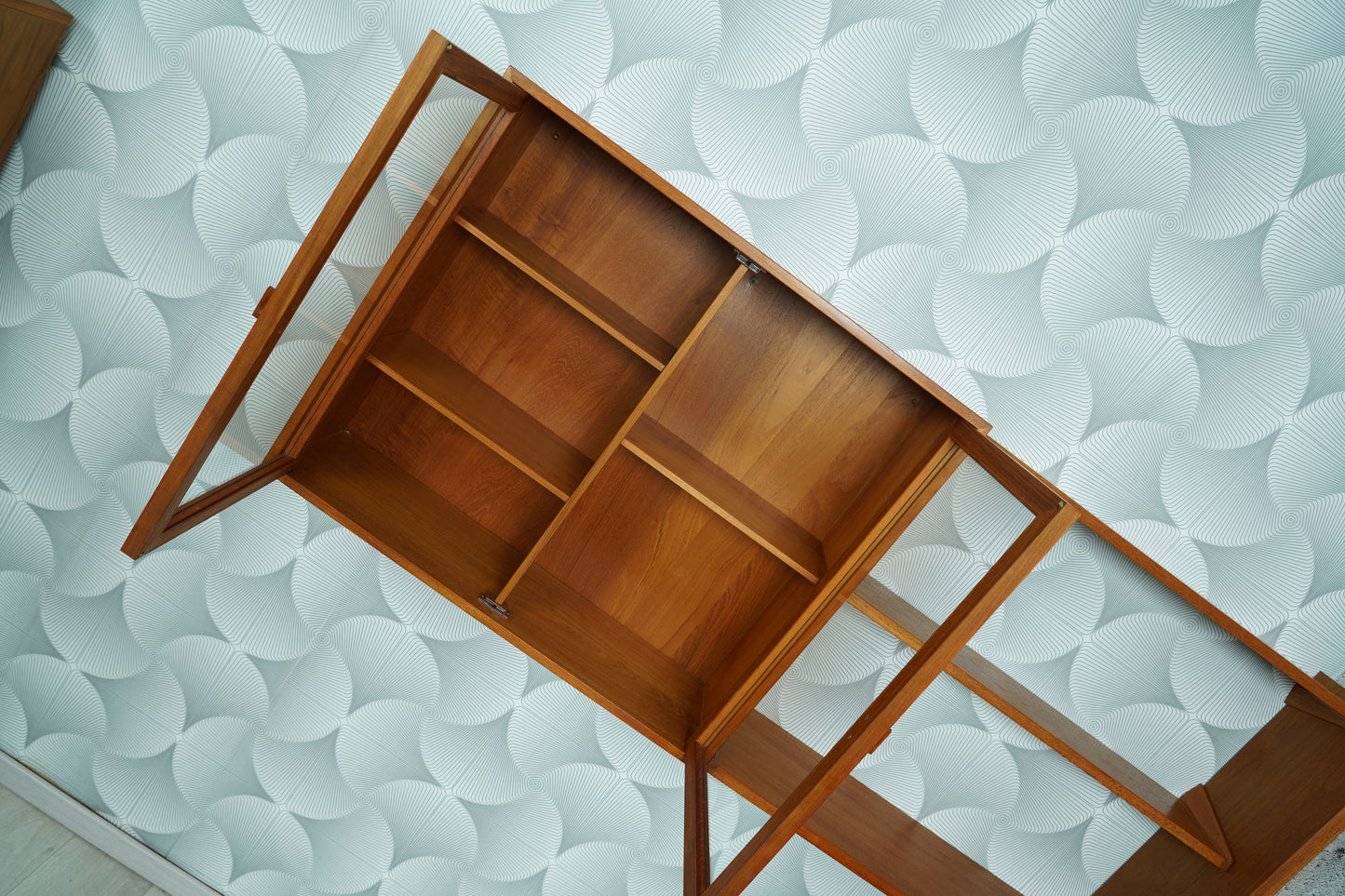Dänisches Teak Eckregal von Kai Kristiansen für FM, 1960er