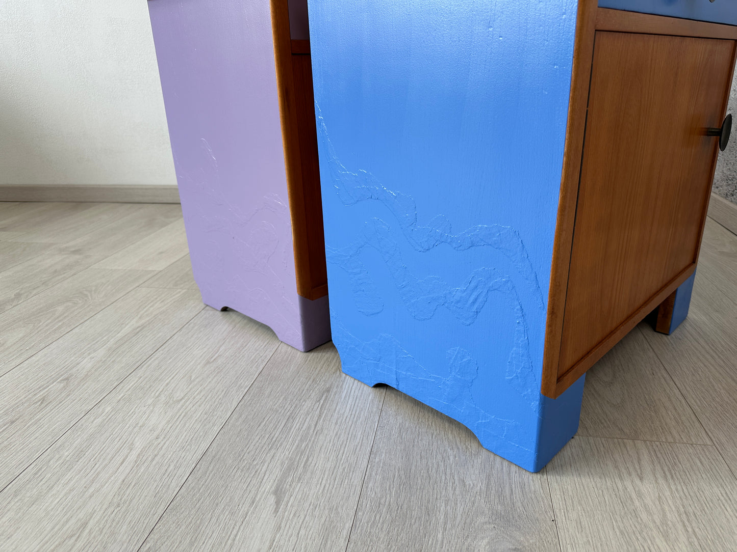 2er Set DDR Nachttische / Nachttischschränke / Kommoden DIY, 60er 70er