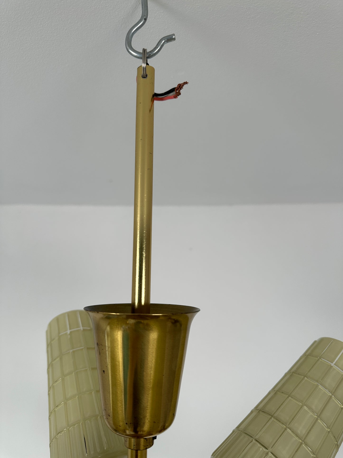 DDR Kronleuchter / Deckenleuchte / Lampe 12-flammig