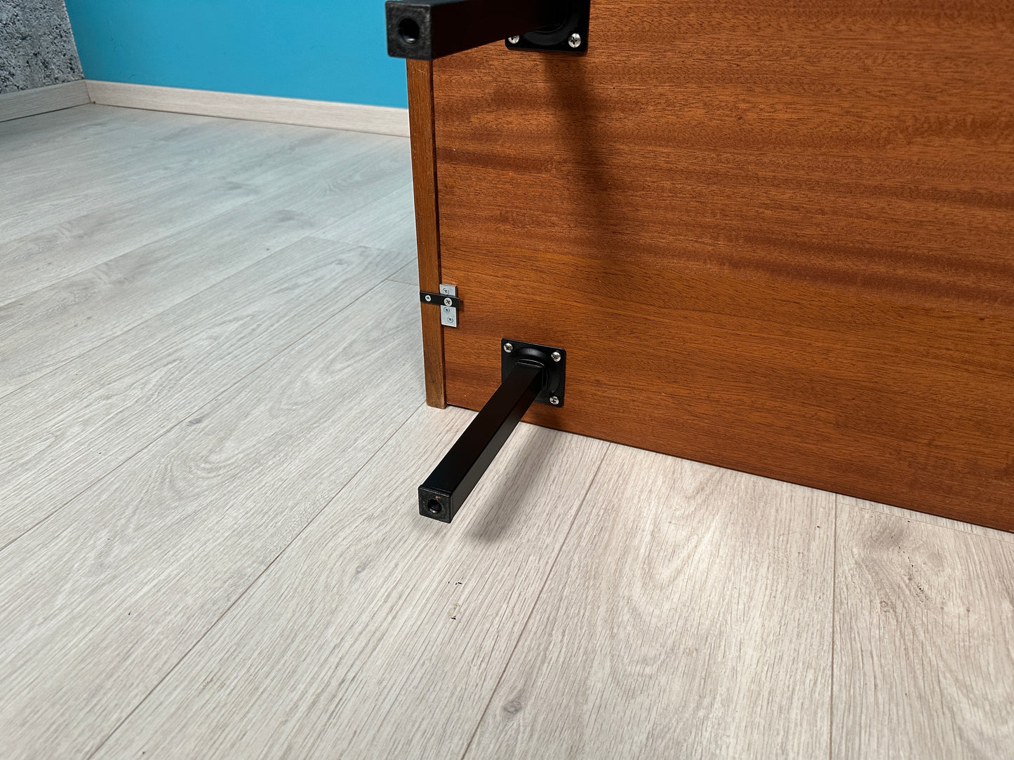 MidCentury Teak Kommode mit 4 Schubladen, 1960er