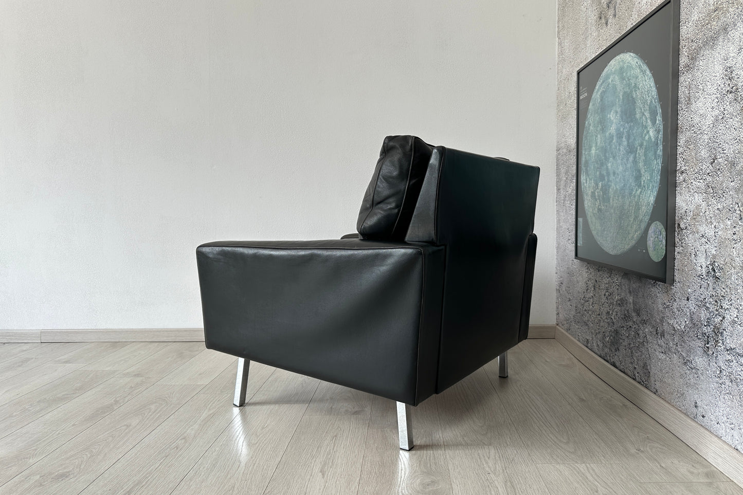 MidCentury Leder Sessel by George Nelson für Herman Miller (1 von 2), 1960er