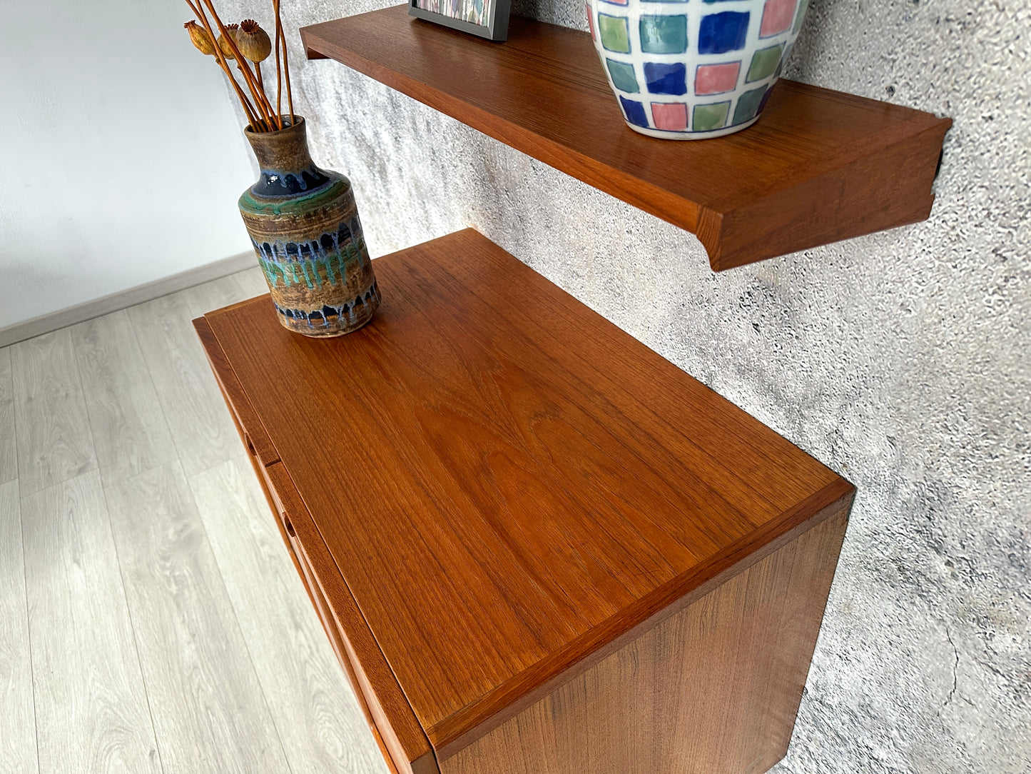MidCentury Teak Regal / Regalsystem, 60er 70er
