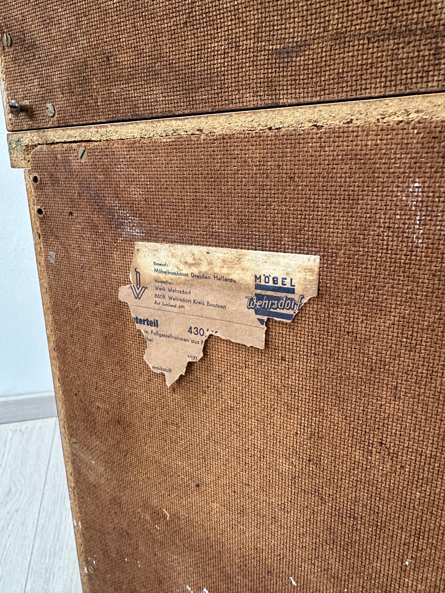 Hellerau Eschenholz Kommode / Anrichte / Vitrine, 60er 70er