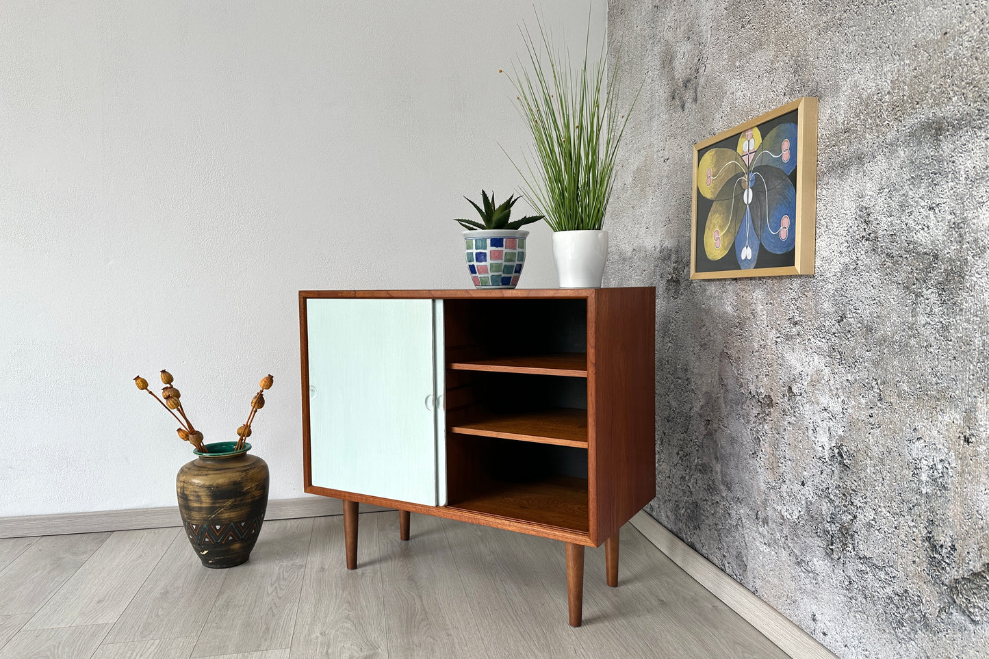 Teak Kommode / Sideboard by Cadovius mit Schiebetüren, 1960er