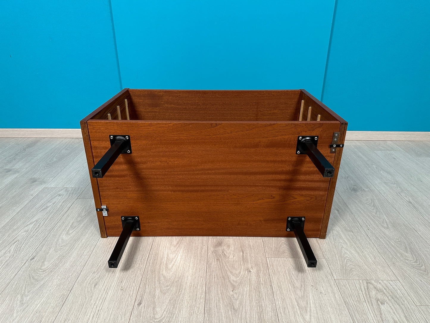 MidCentury Teak Kommode mit 4 Schubladen, 1960er